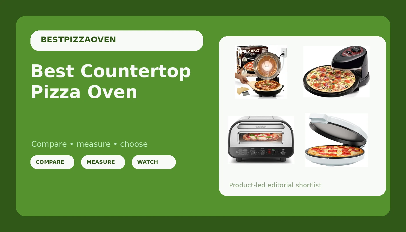 Best Countertop Pizza Oven - PizzaOvenGuide review with measurements and honest opinion