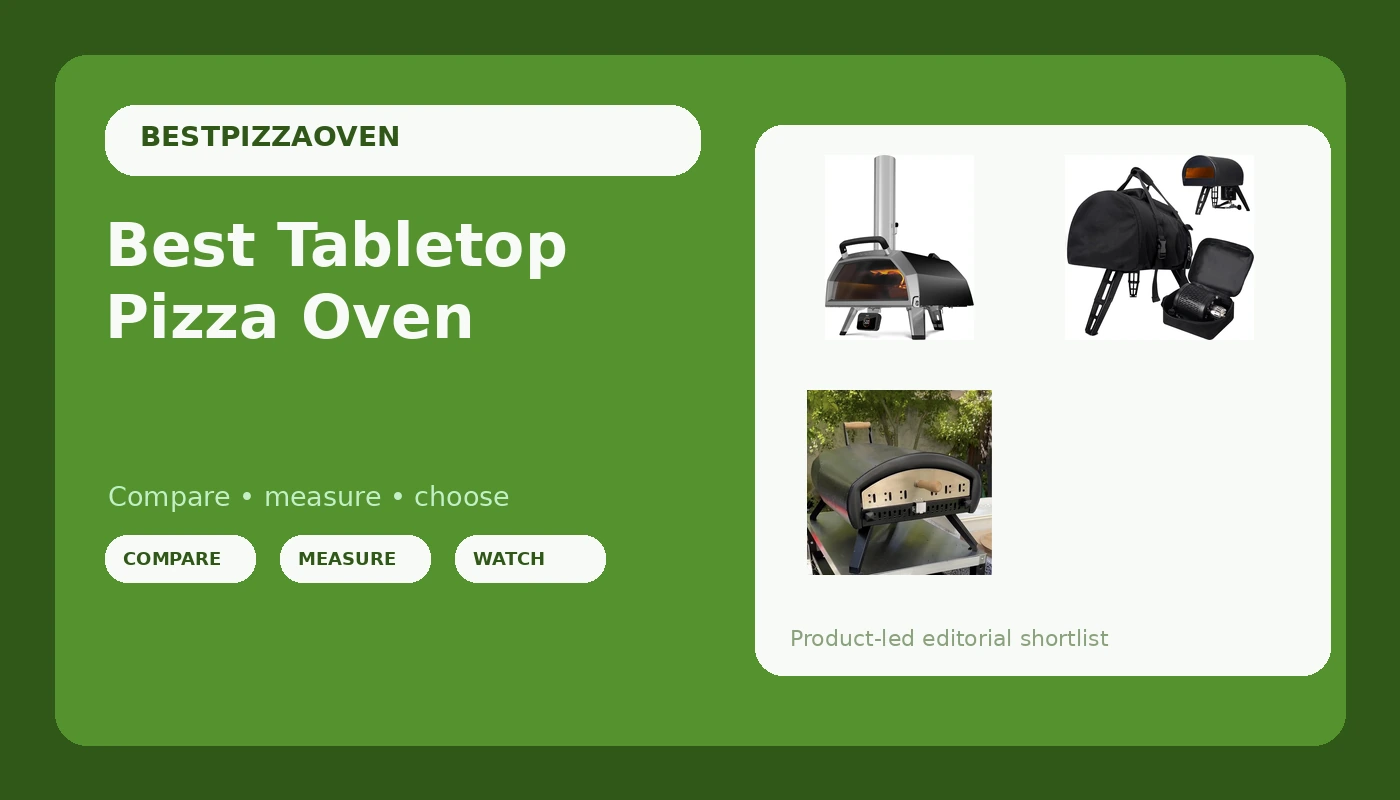 Best Tabletop Pizza Oven - PizzaOvenGuide review with measurements and honest opinion