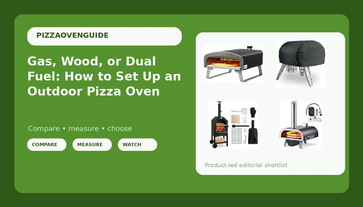 Gas, Wood, or Dual Fuel: How to Set Up an Outdoor Pizza Oven