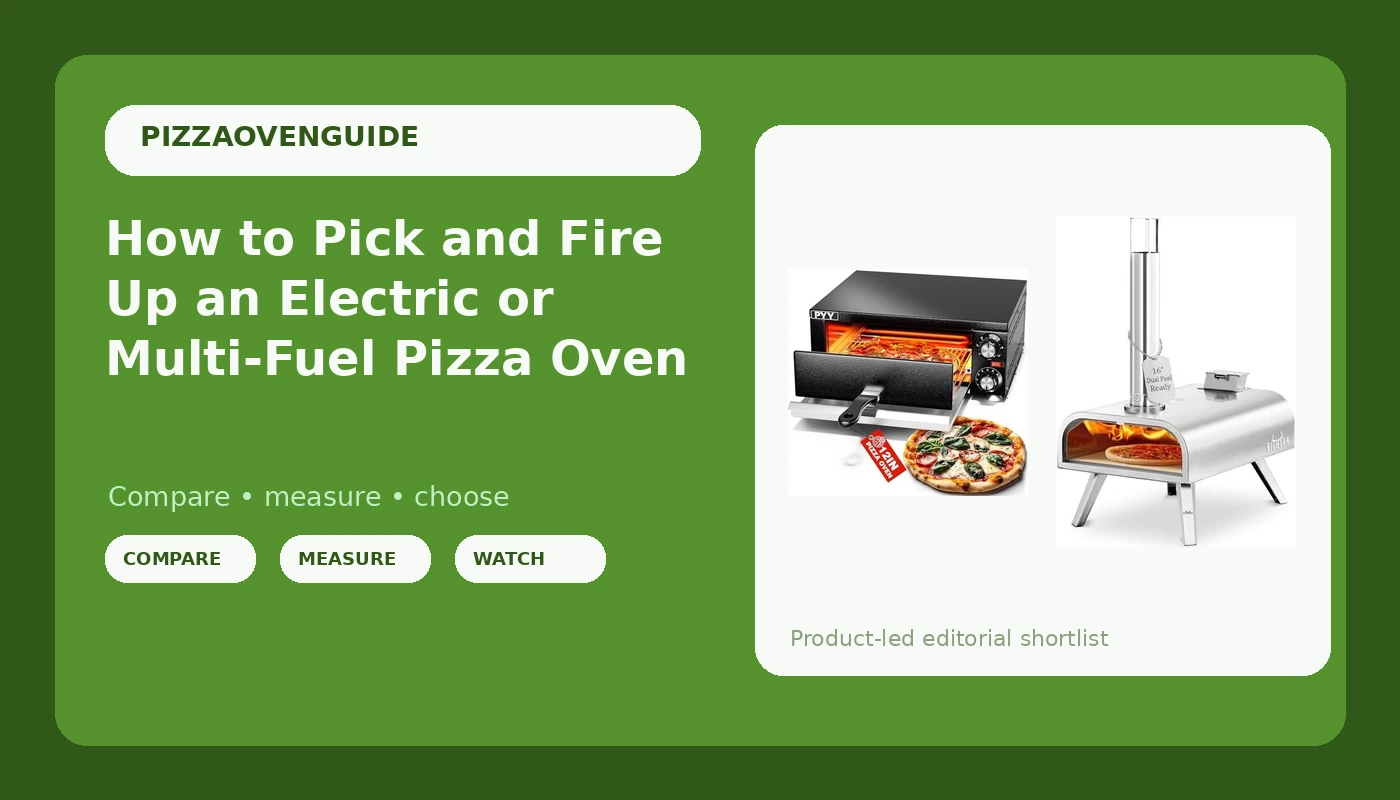 How to Pick and Fire Up an Electric or Multi-Fuel Pizza Oven