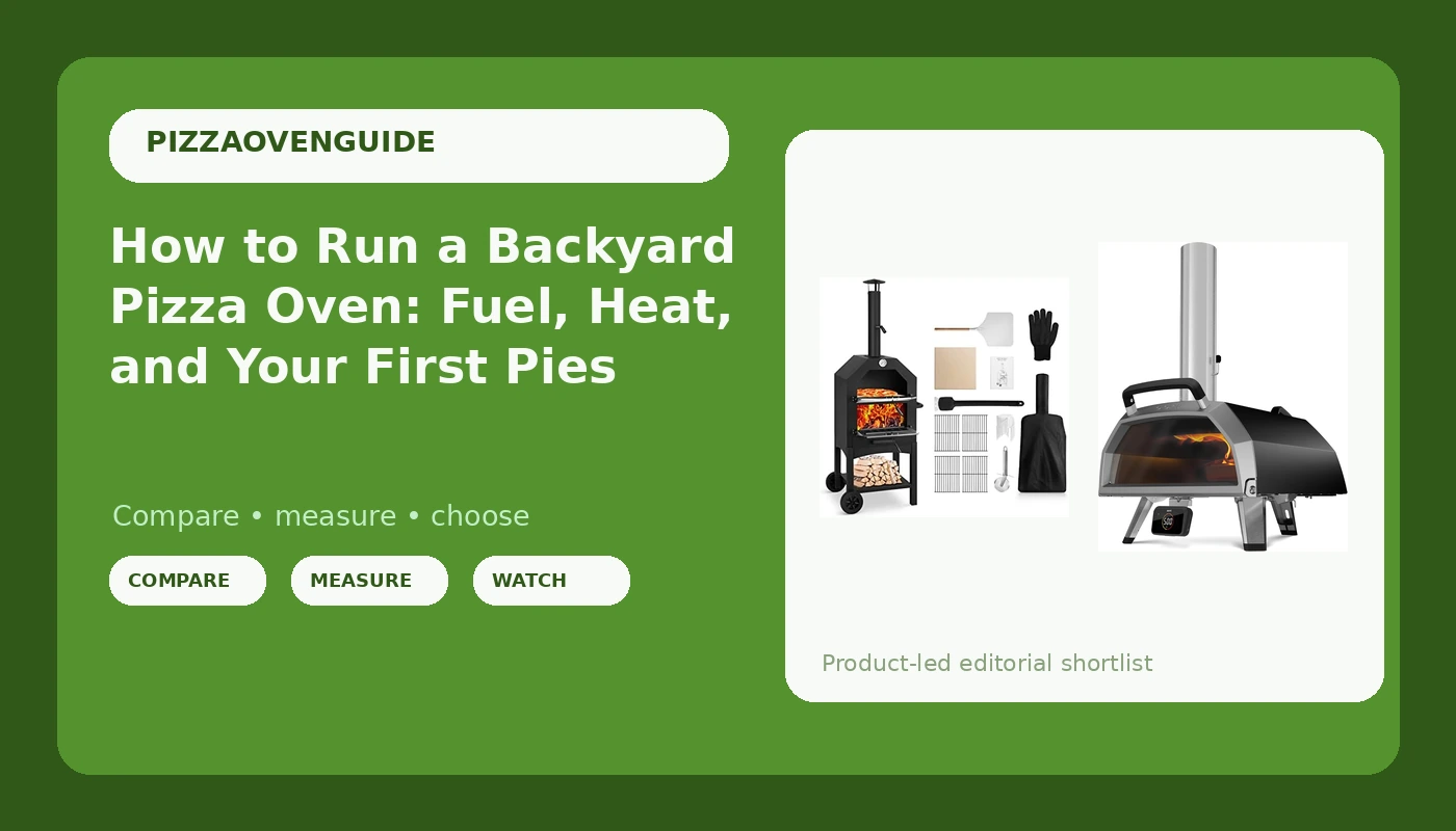 How to Run a Backyard Pizza Oven: Fuel, Heat, and Your First Pies