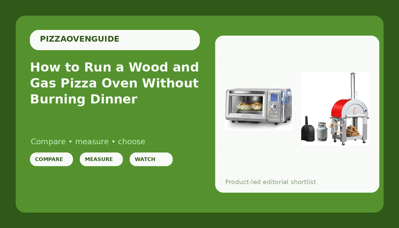 How to Run a Wood and Gas Pizza Oven Without Burning Dinner