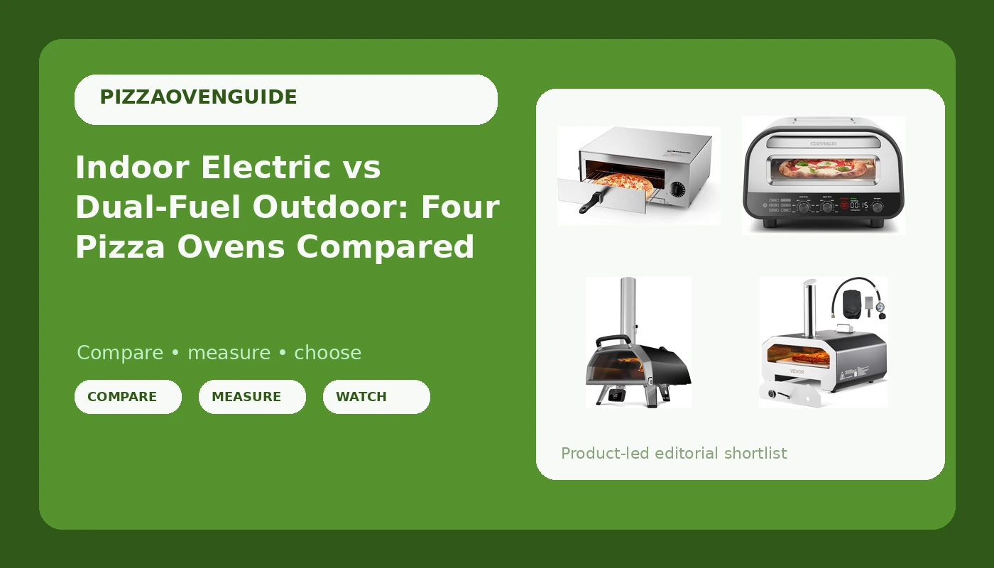 Indoor Electric vs Dual-Fuel Outdoor: Four Pizza Ovens Compared