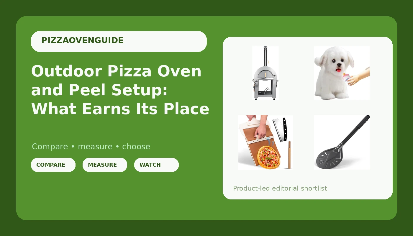 Outdoor Pizza Oven and Peel Setup: What Earns Its Place