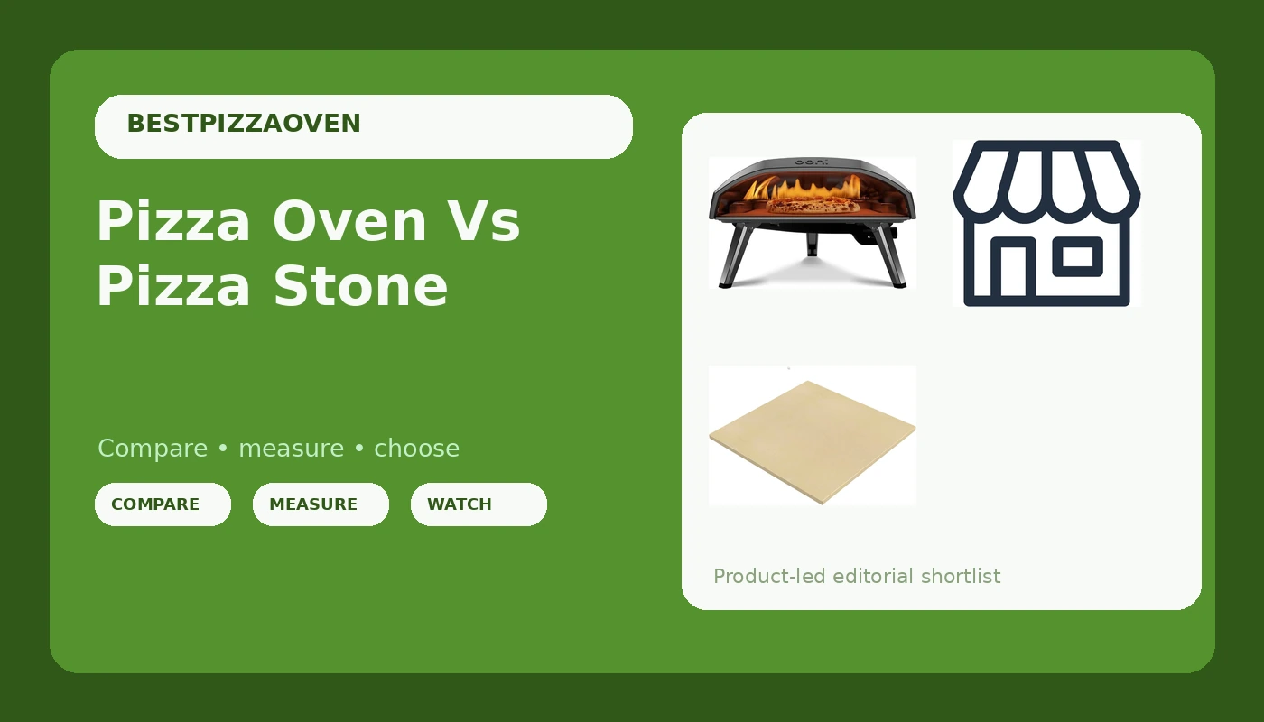 Pizza Oven Vs Pizza Stone - PizzaOvenGuide review with measurements and honest opinion