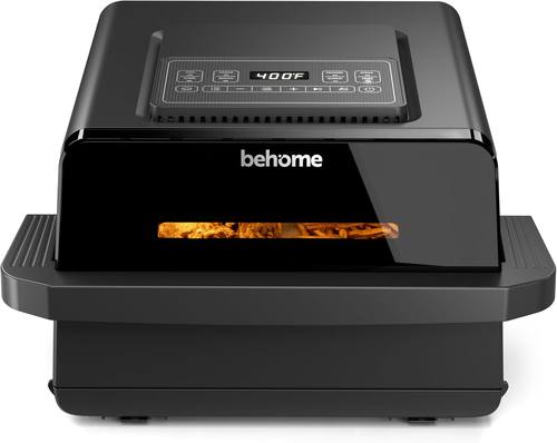 Behome Indoor Pizza Oven & Air Fryer, 6.5QT Family Size with Pizza Stone